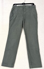 Banana Republic Sloan Fit Pants Womens Sz 6 Slim Stretch Cotton Rayon Dark Olive