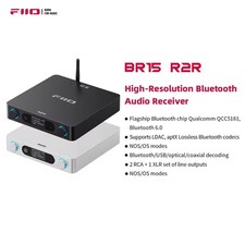 FiiO BR15 R2R High-Resolution Bluetooth 6.0 Audio Receiver,aptX Lossless & LDAC,
