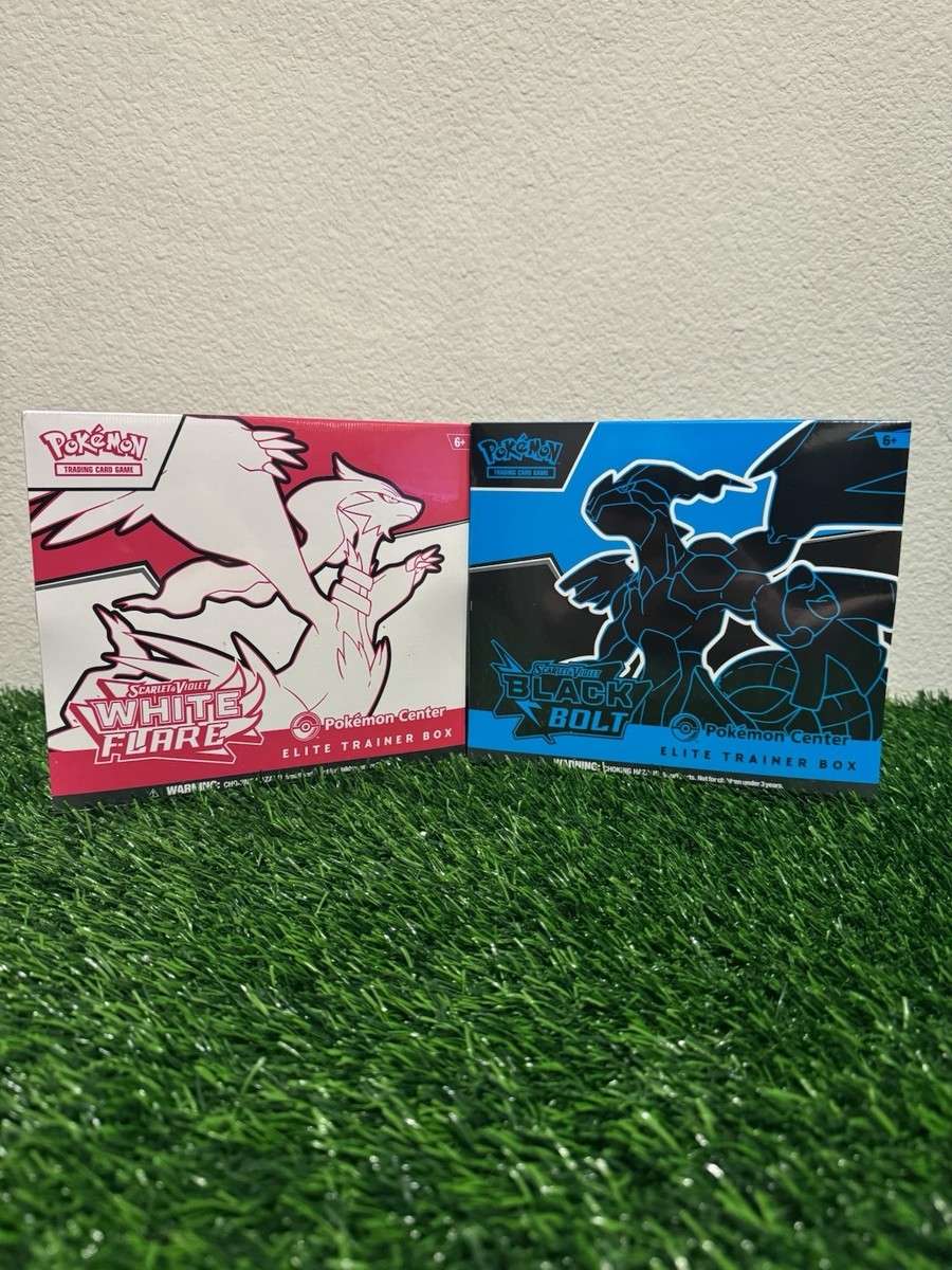 Pokemon Center Black Bolt & White Flare Elite Trainer Box ETB Set