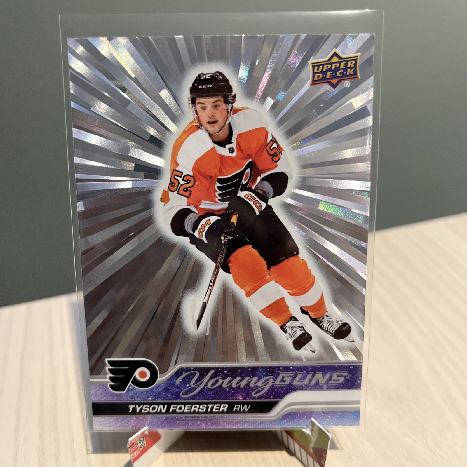 2023-24 UPPER DECK SERIES 1 YOUNG GUNS ROOKIE OUTBURST TYSON FOERSTER #225