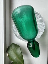 Blenko Green Glass Stopper Maybe For 6416