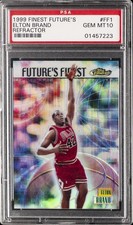 1999 FINEST FUTURE'S REFRACTOR #FF1 ELTON BRAND #/150 PSA 10