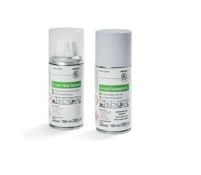 Original Skoda Lackspray Set Dose S9R Moon Weiss Metallic 2Y2Y