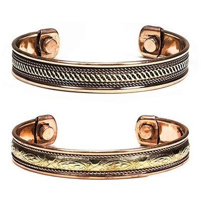 Kupferarmband Set   Magnetkraft & Erdung