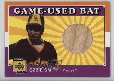 2001 Upper Deck Decade 1970's Game-Used Bats Ozzie Smith #B-OS HOF 4f5