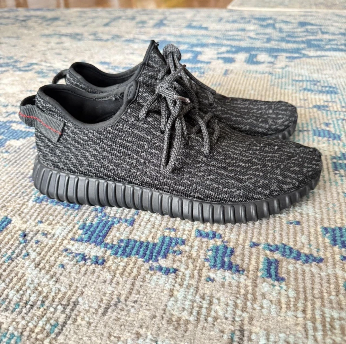Yeezy Boost 350 Pirate Black 2015 Size 8.5 B26596 Authentic Rare Kanye West OG Yeezy Boost 350 Low Pirate Black 2015 for sale | eBay main image 2
