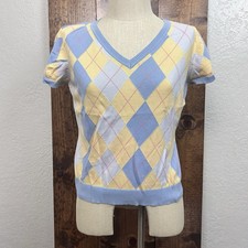 Y2K Crazy Horse Womens L Short Sleeve Sweater...