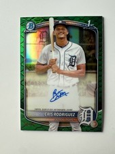 2025 Chris Rodriguez 1st bowman Auto Green Reptilian /99