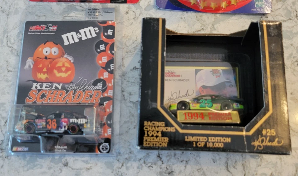 Vintage Ken Schrader Racing Champions Hot Wheels NASCAR 1:64 Diecast Lot of 6 - Image 2 of 4