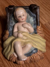 Baby Jesus Nativity Replacement Porcelain Unbranded, Beautiful!  Manger ￼ Christ