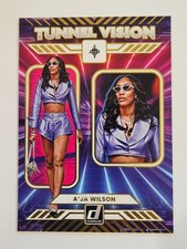 A'Ja Wilson - 2025 Donruss WNBA Tunnel Vision Press Proof Insert Card