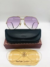 Cartier Vendome Louis Gold Drop Sunglasses 62x14 No Correctives Used