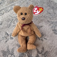 Ty Beanie Babies Curly Bear Plush Toy 1996 Original Retired with Tags