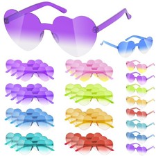 Valentines Gifts for Kids Classroom - 24 Pack Heart Sunglasses for Kids Schoo...
