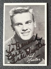 13478 Tab Hunter (verstorben) Mini Autogrammkarte original signiert