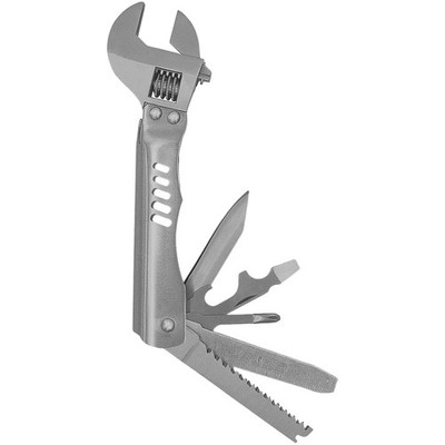 Zenport MFT106 8-Function Wrench Multi-Tool w/ Carrying Case, Silver