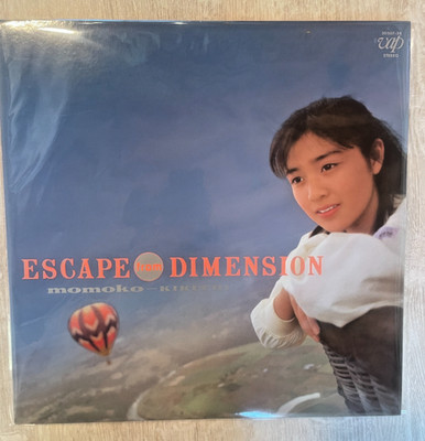 MOMOKO KIKUCHI ESCAPE FROM DIMENSION w/ big poster Japan VINYL LP