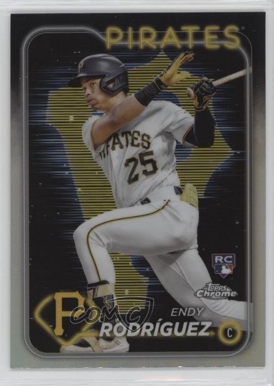 2024 Topps Chrome Lightboard Logo Refractor Endy Rodriguez Rodríguez #295 0ok8