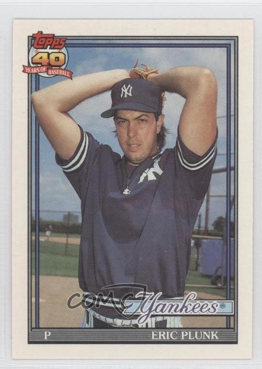1991 O-Pee-Chee Eric Plunk #786 0a1