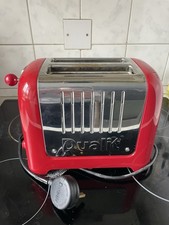 Dualit Red 2 Slice Toaster Good Working Tested Condition