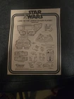 STAR WARS 1979 VINTAGE KENNER LAND OF THE JAWAS ACTION PLAYSET INSTRUCTIONS