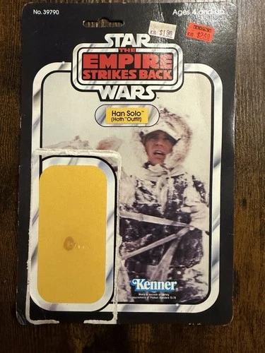 Star Wars Vintage Kenner Han Solo (Hoth Outfit) Card back (32) - 1980
