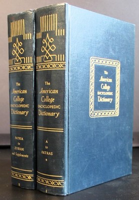 THE AMERICAN COLLEGE ENCYCLOPEDIA DICTIONARY VOL 1-2. BARNHART. SPENSER.