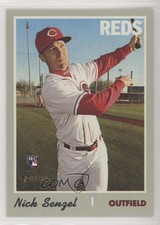 2019 Topps Heritage High Number Nick Senzel (White Jersey) #507 z6b