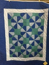 39x45 Amish Hand Stitched Quilt Original Design
