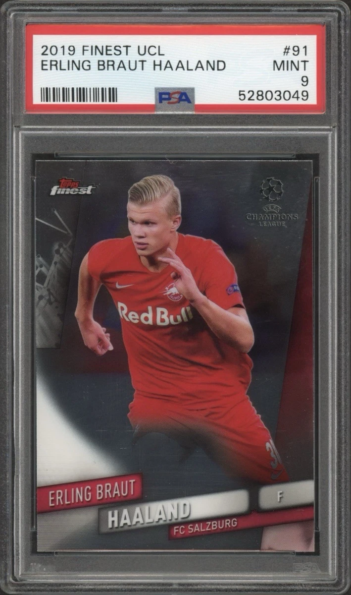 2019-20 Topps Finest UCL Erling Haaland #91 for sale | eBay