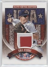 2015 Elite Extra Edition USA Baseball 18U Game Jerseys Prime /25 Cole Stobbe 1p5