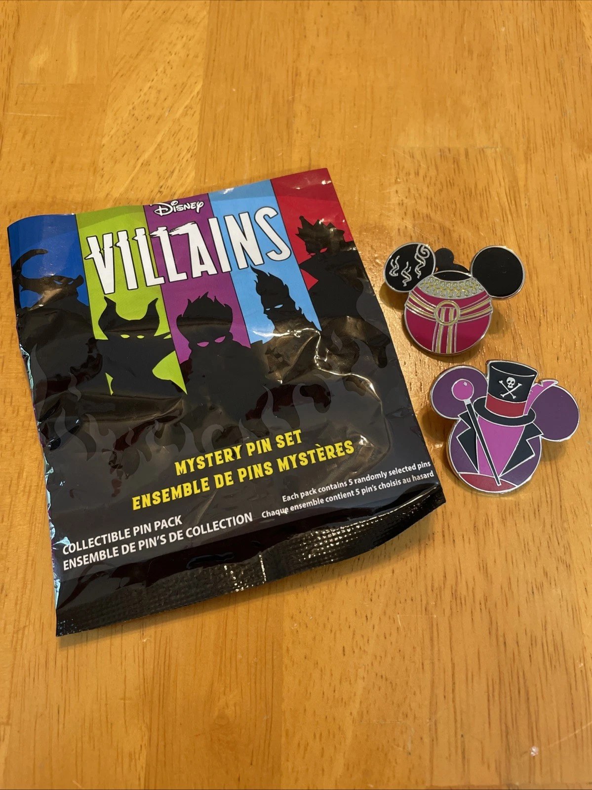 Disney Villains Mystery Pin Set Opened Mother Gothel Dr. Facilier