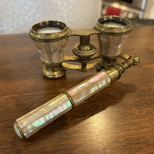Chevalier Paris Vintage Mother of Pearl opera glasses