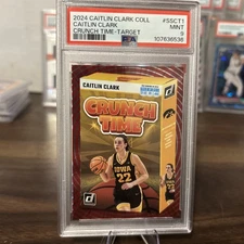 2024 Panini Donruss Crunch Time- Target Caitlin Clark PSA 9