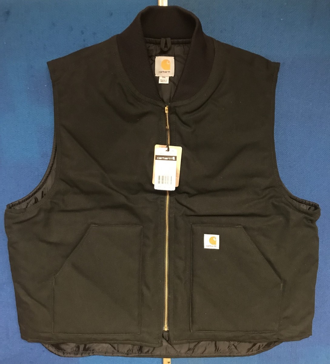 Carhartt V01 Duck Vest Arctic Quilt Lined