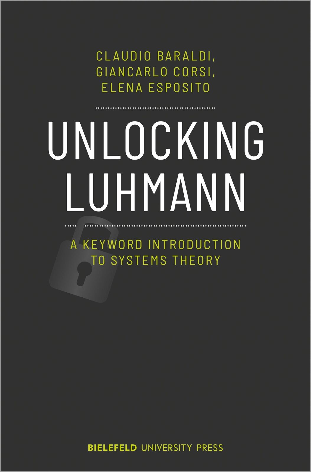 Thumbnail - Unlocking Luhmann Claudio Baraldi