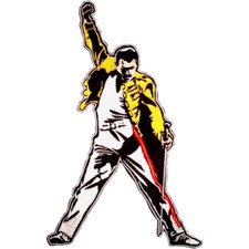 Freddie Mercury Embroidered Big Patch Rock 90s Music Tribute Queen