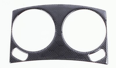 HC Real Carbon Fiber Console Cup Holder Panel Cover Trim Fits 11-23 Chrysler 300