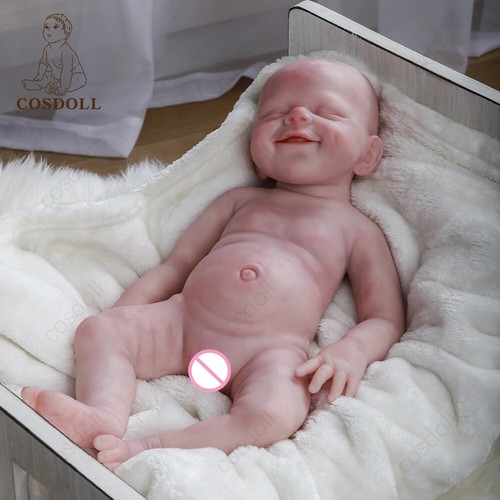 Bambole bambino completo in silicone COSDOLL 18,5" bambino rinato 18,5 - Foto 22 di 22