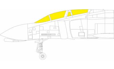 1/48 McDonnell Douglas F-4C Phantom II Canopy Masks for Hobby 2000/Academy kits