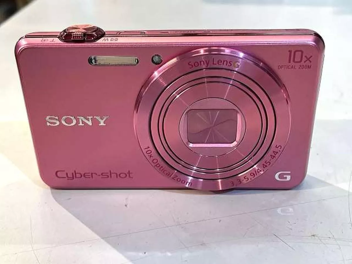 SONY - Appareil photo numérique compact CyberShot DSC-WX220 rose