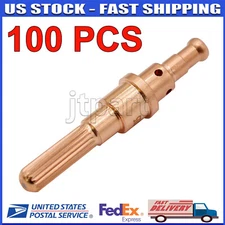 100Pcs Plasma Torch Electrodes for TD SL60 SL100 PK20 9-8215 USA