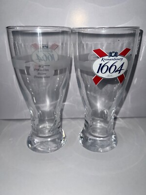 Kronenbourg 1664 French La Première Bière Francaise Embossed 0.5 L man cave NWOB