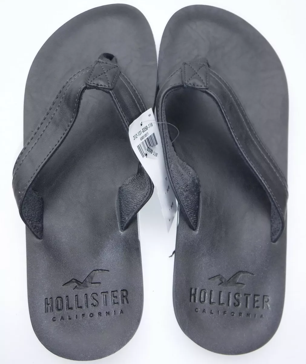 Abercrombie & Fitch Leather Flip Flops In Brown for Men