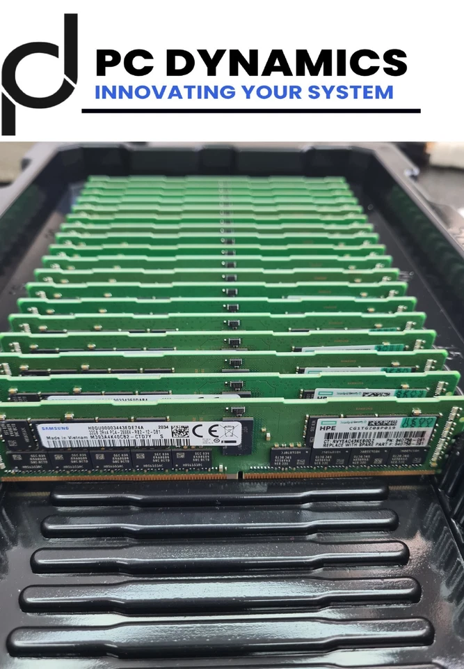 RAM HPE 32GB DDR4-2666 ECC RDIMM – 815100-B21 / 840758-091 – Smart Kit – 2Rx4