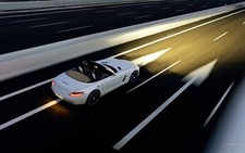 Cars roadster mercedes benz sls Desk Mat Stitched