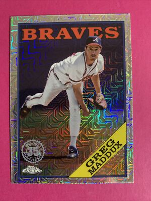   2023 Topps Chrome Series 2 Greg Maddux Silver Pack #2T88C-35 Atlanta Braves