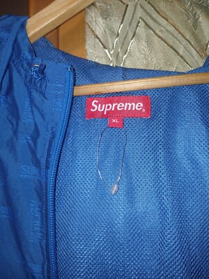 SUPREME JACQUARD WINDBREAKER 2016 (BLUE) | eBay