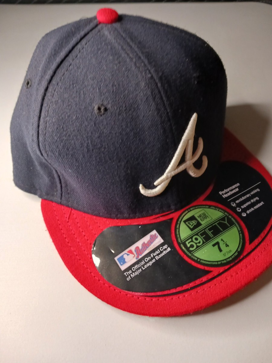 Atlanta Braves New Era 59 Fifty 7 1/4 MLB Fitted Hat | eBay