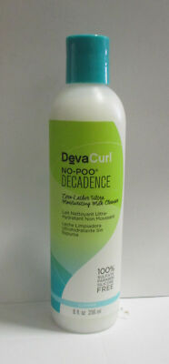 DEVA CURL NO POO DECADENCE ZERO LATHER ULTRA MOISTURIZING MILK CLEANSER 8OZ 